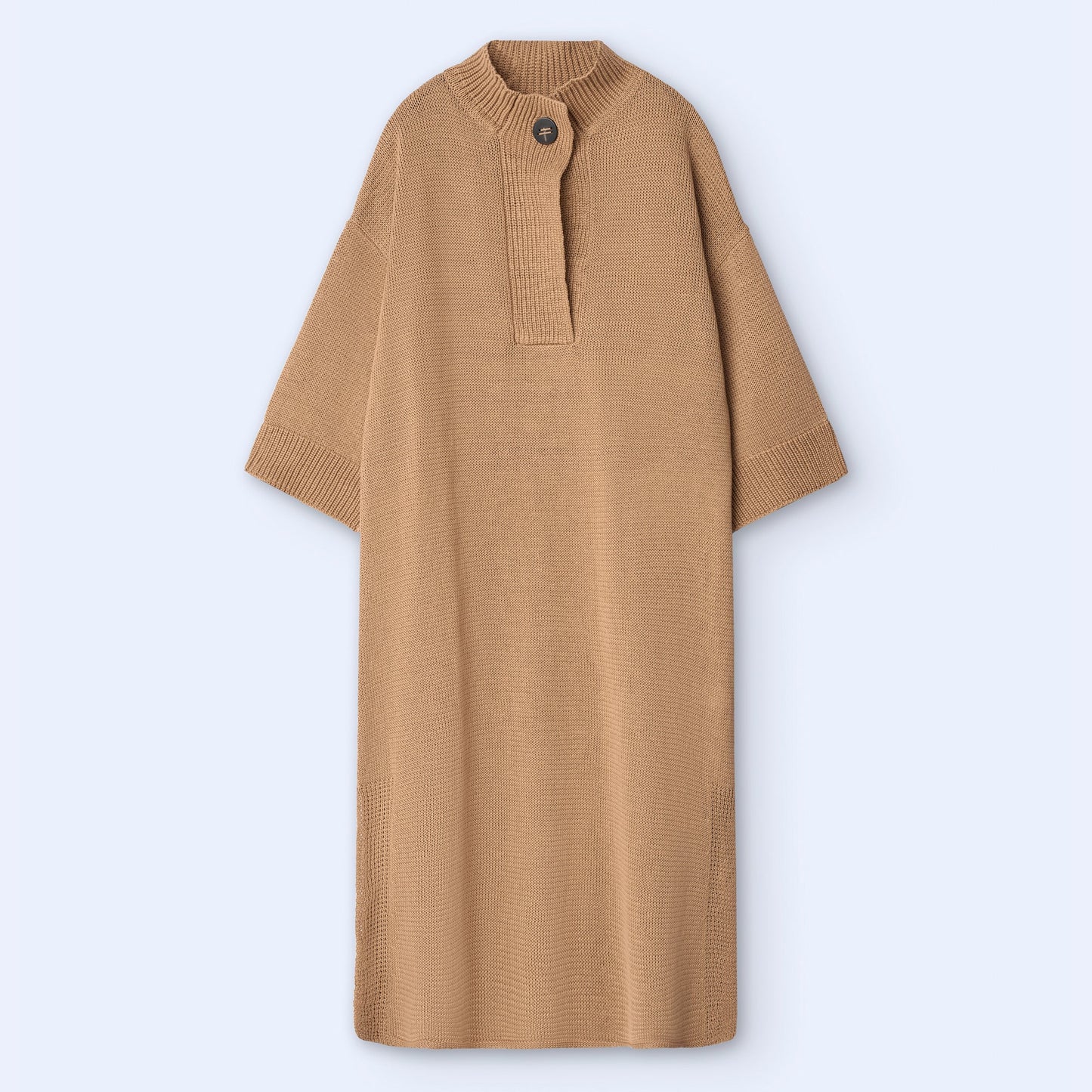 Camel Perkins Midi Dress