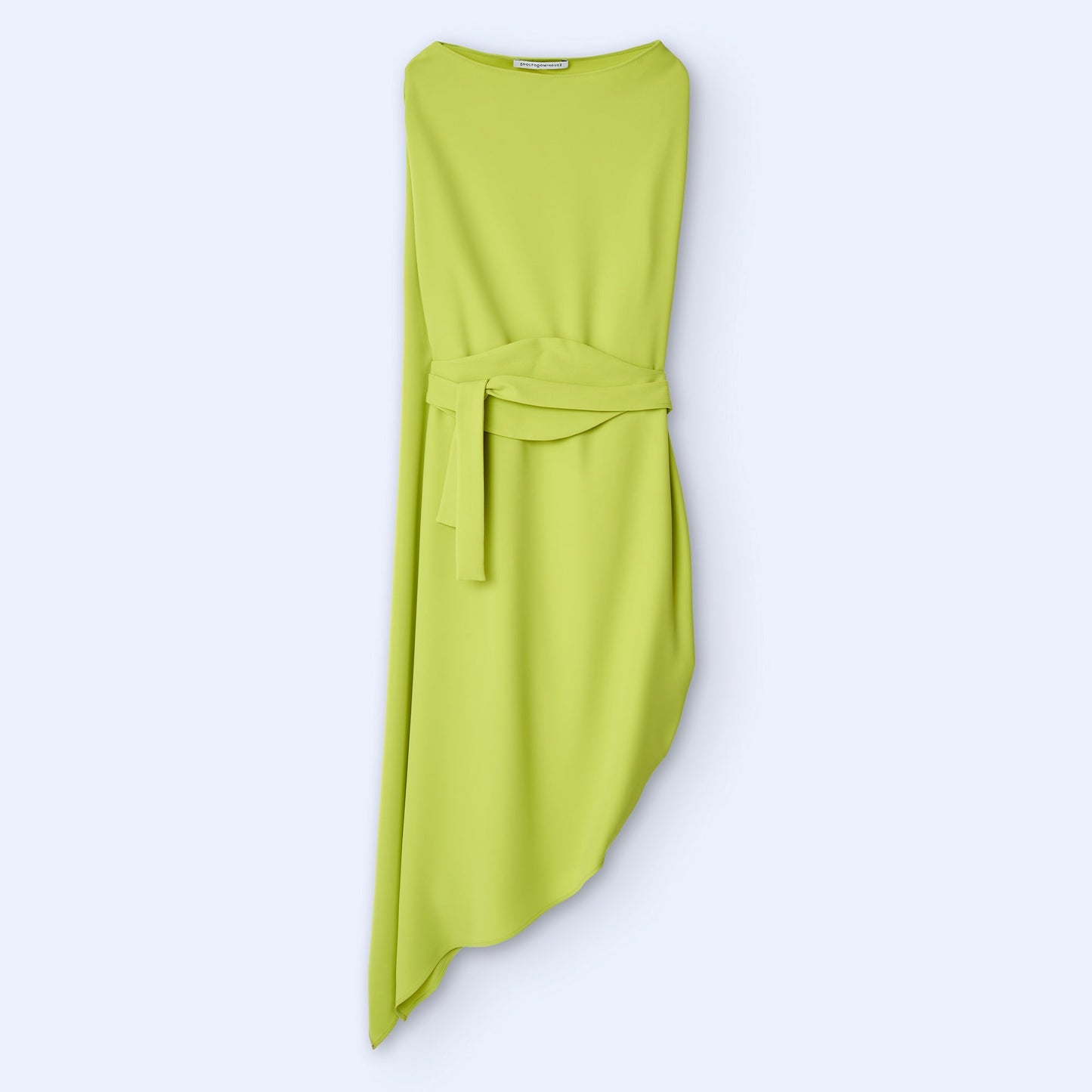 Pistachio Green Asymmetric Dress