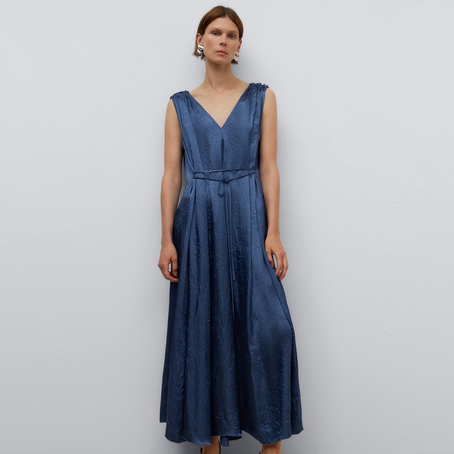 Dark Blue Blue Maxi Dress