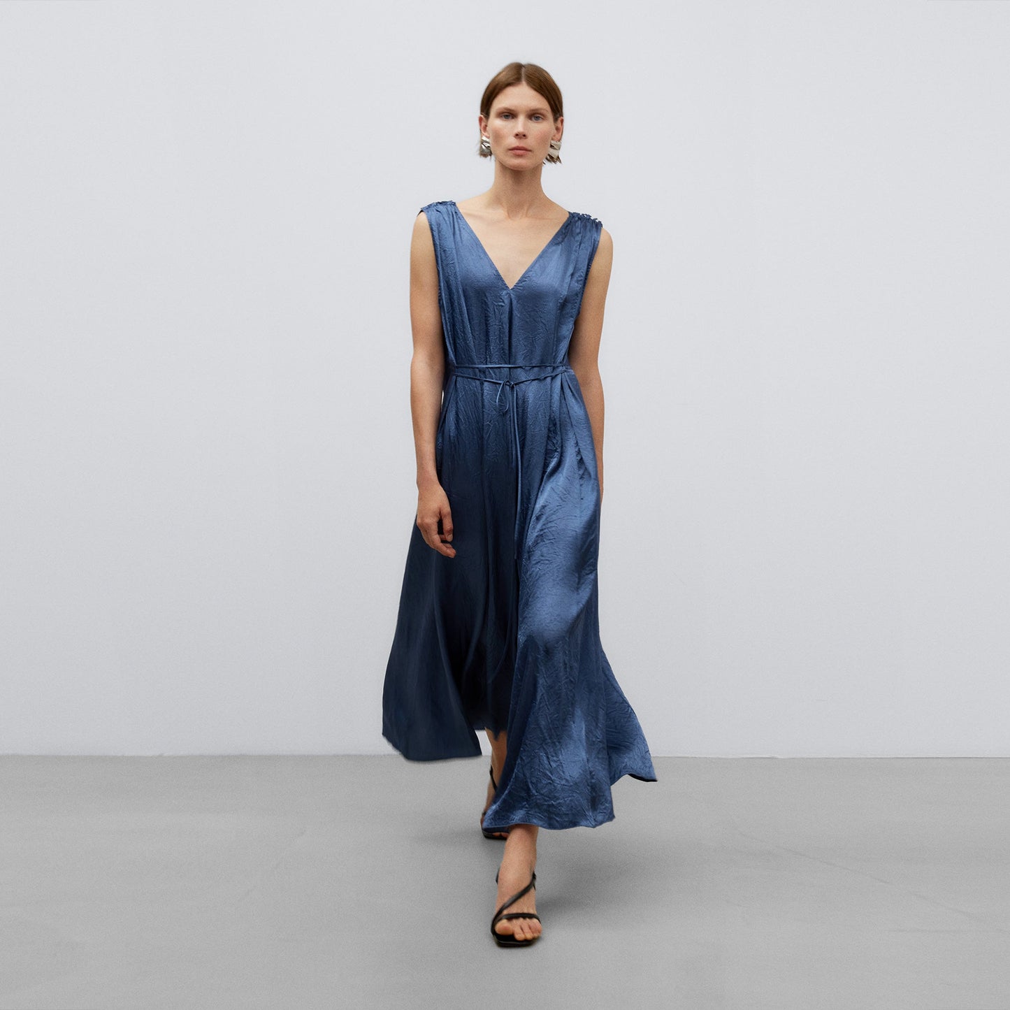 Dark Blue Blue Maxi Dress