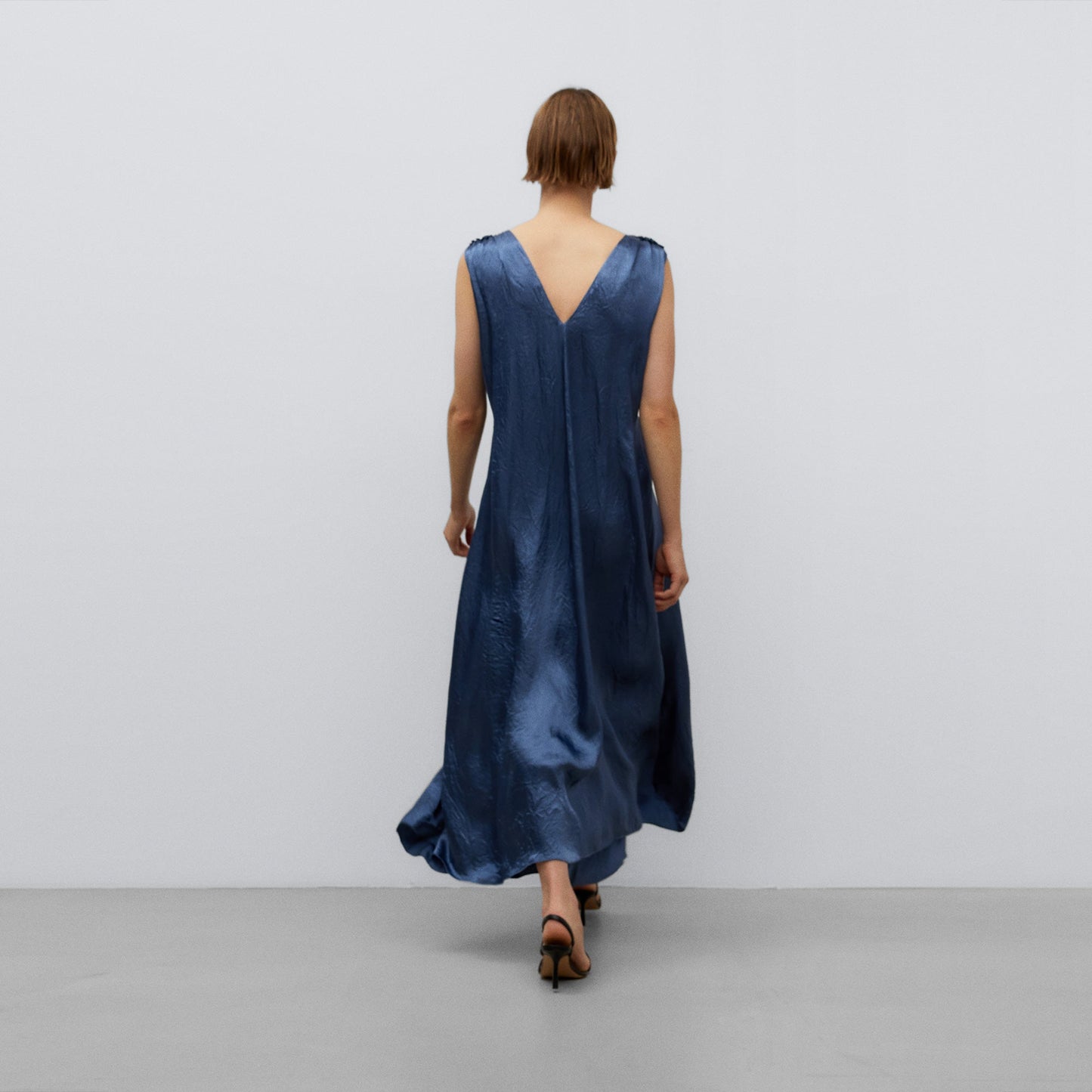 Dark Blue Blue Maxi Dress