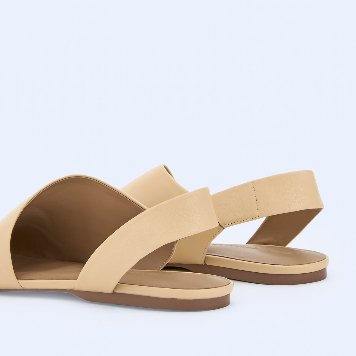 Yellow Leather Slipper