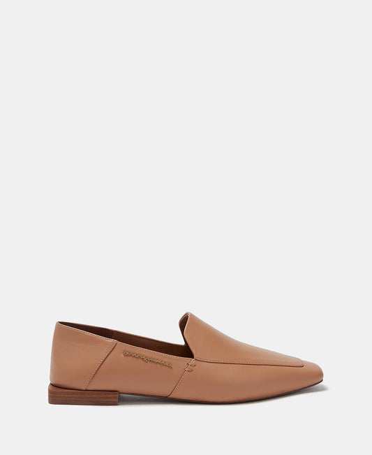 Nude Bovine Leather Moccasin