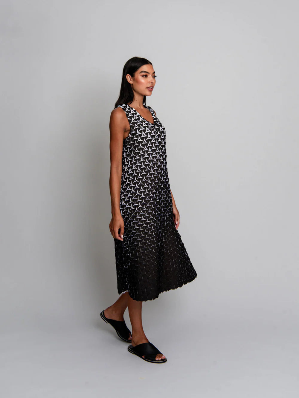 Alquema | NEW Northern Star Dress / Black White