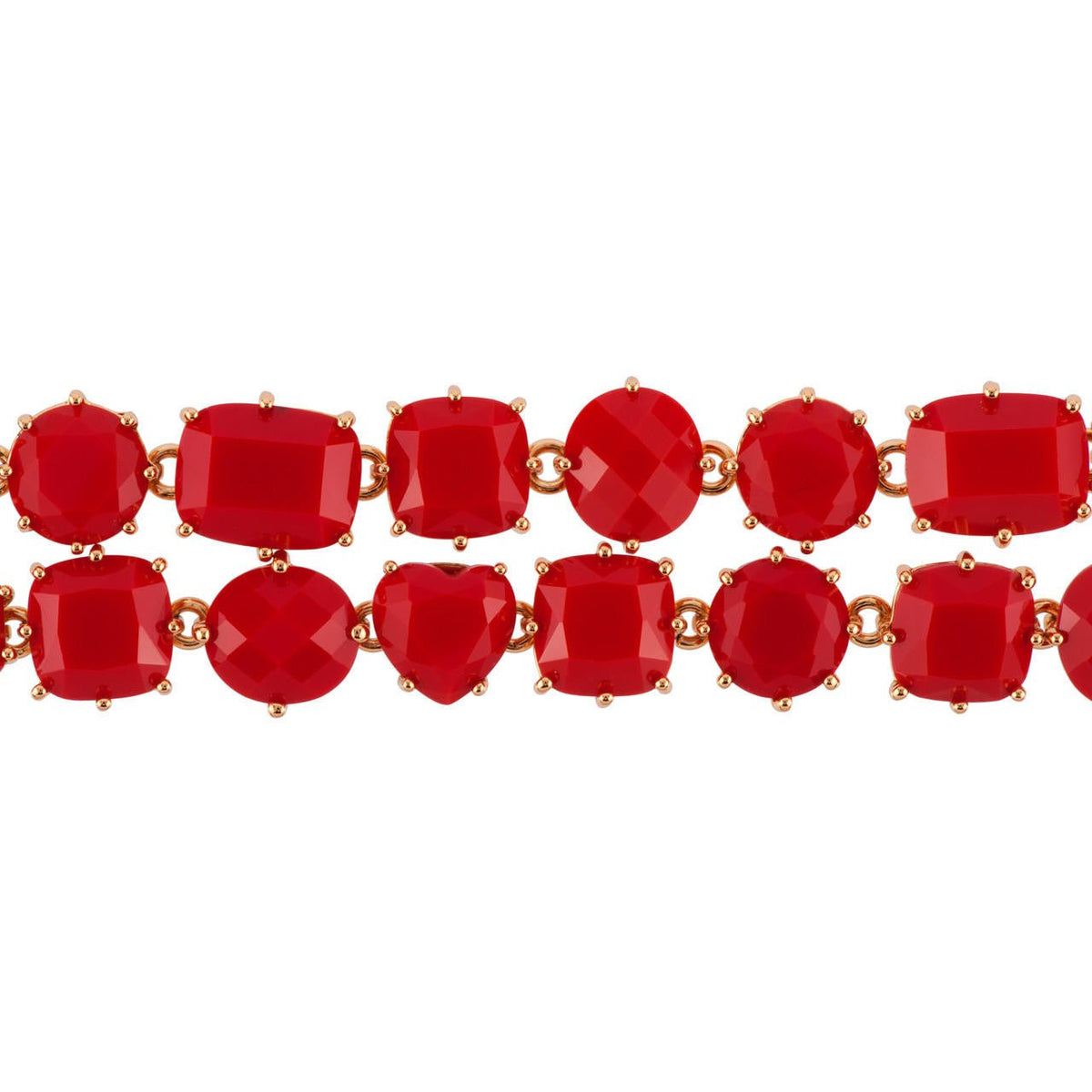 Double Row La Diamantine Smoky Quartz Bracelet | AGLD2162