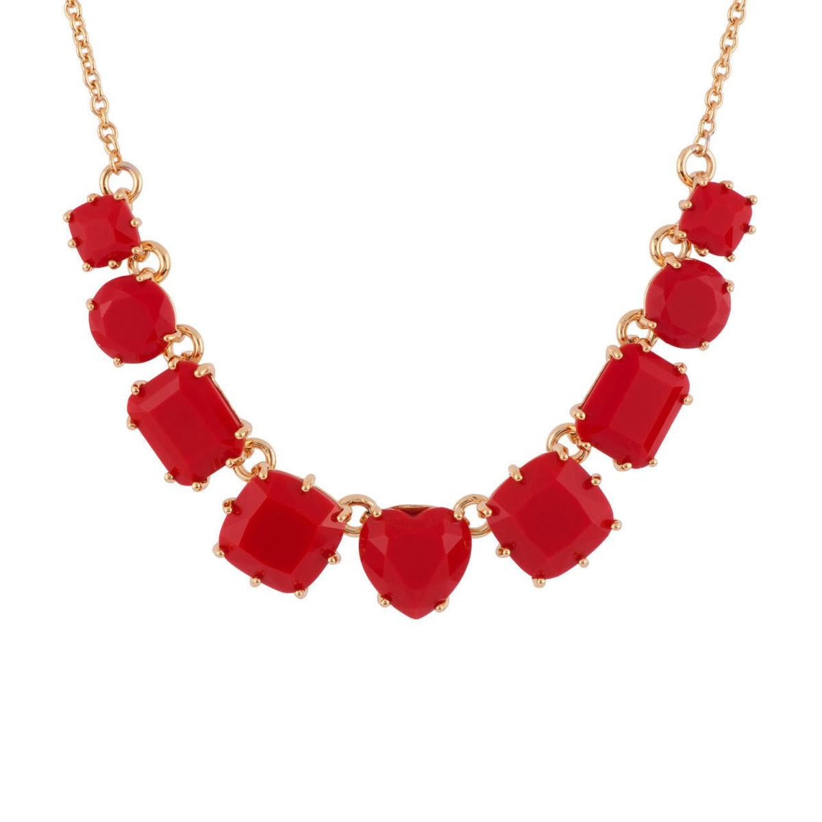 La Diamantine 9 Stones Smoky Quartz Necklace | AGLD3182