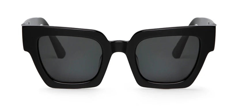 Black square framed sunglasses