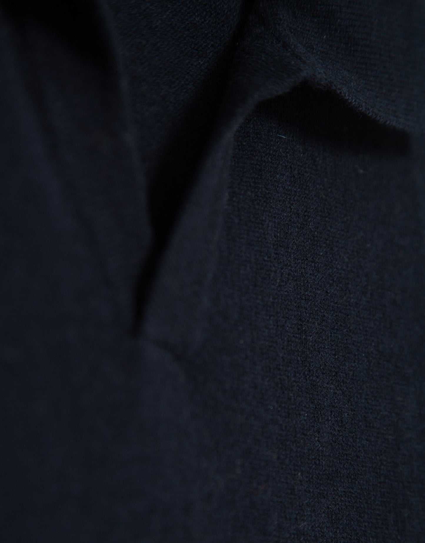 Navy Polo Neck Sweater