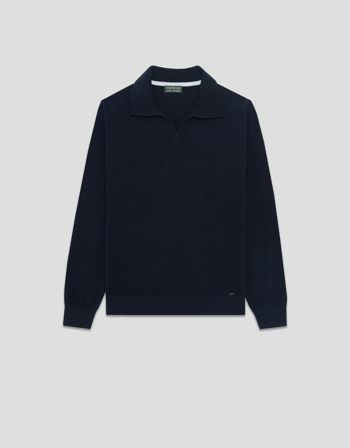 Navy Polo Neck Sweater