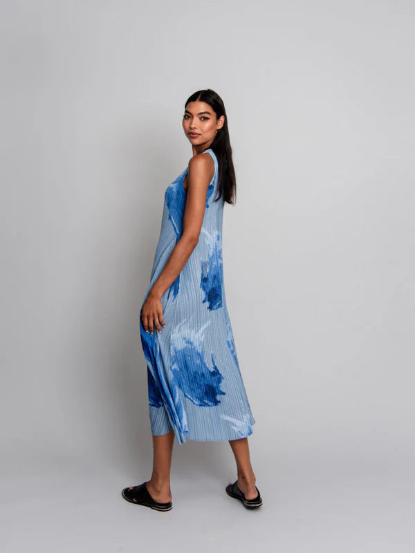 Alquema | Long Estrella Dress / Splash