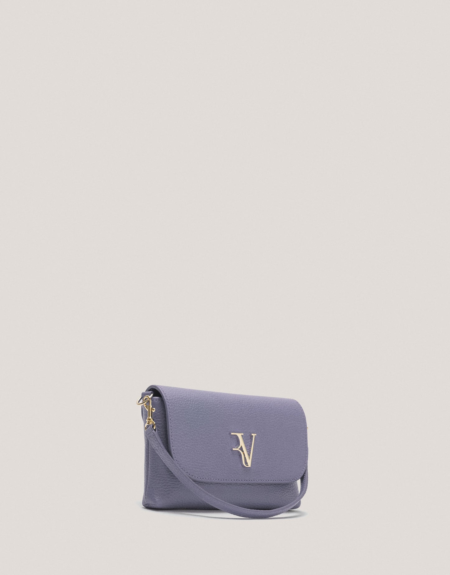 Lavendar leather Rita handbag