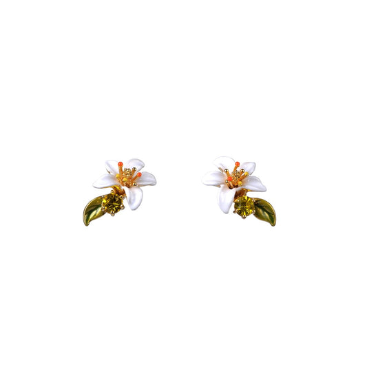 Orange Blossom Tube Earrings | ABJP113/1