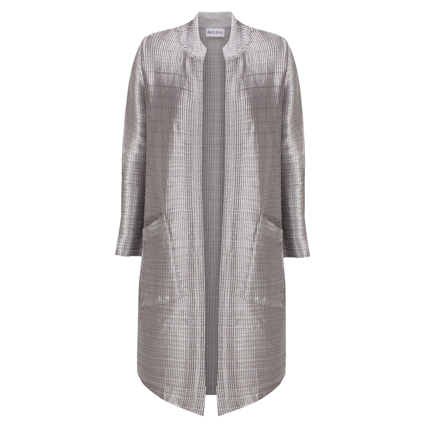 Siren Coat in Silver