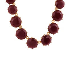 La Diamantine Stones And Chain Aurore Purple Necklace | ACLD3511