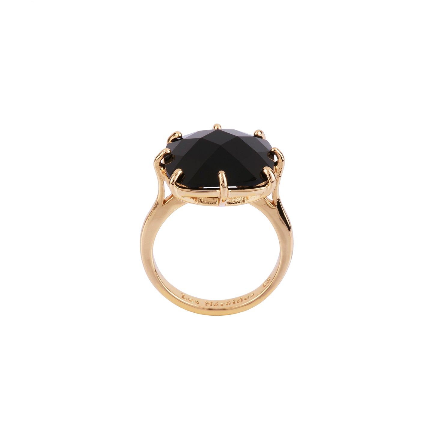 Black Square Stone La Diamantine Solitaire Rings