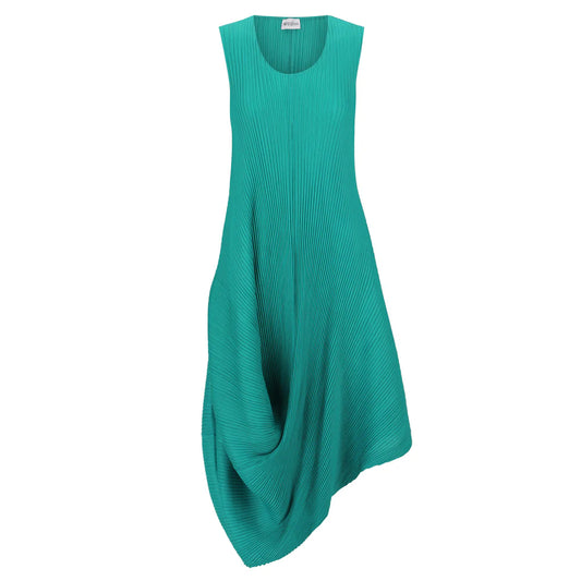 Alquema | Sleeveless Draper Dress / Ocean Dream