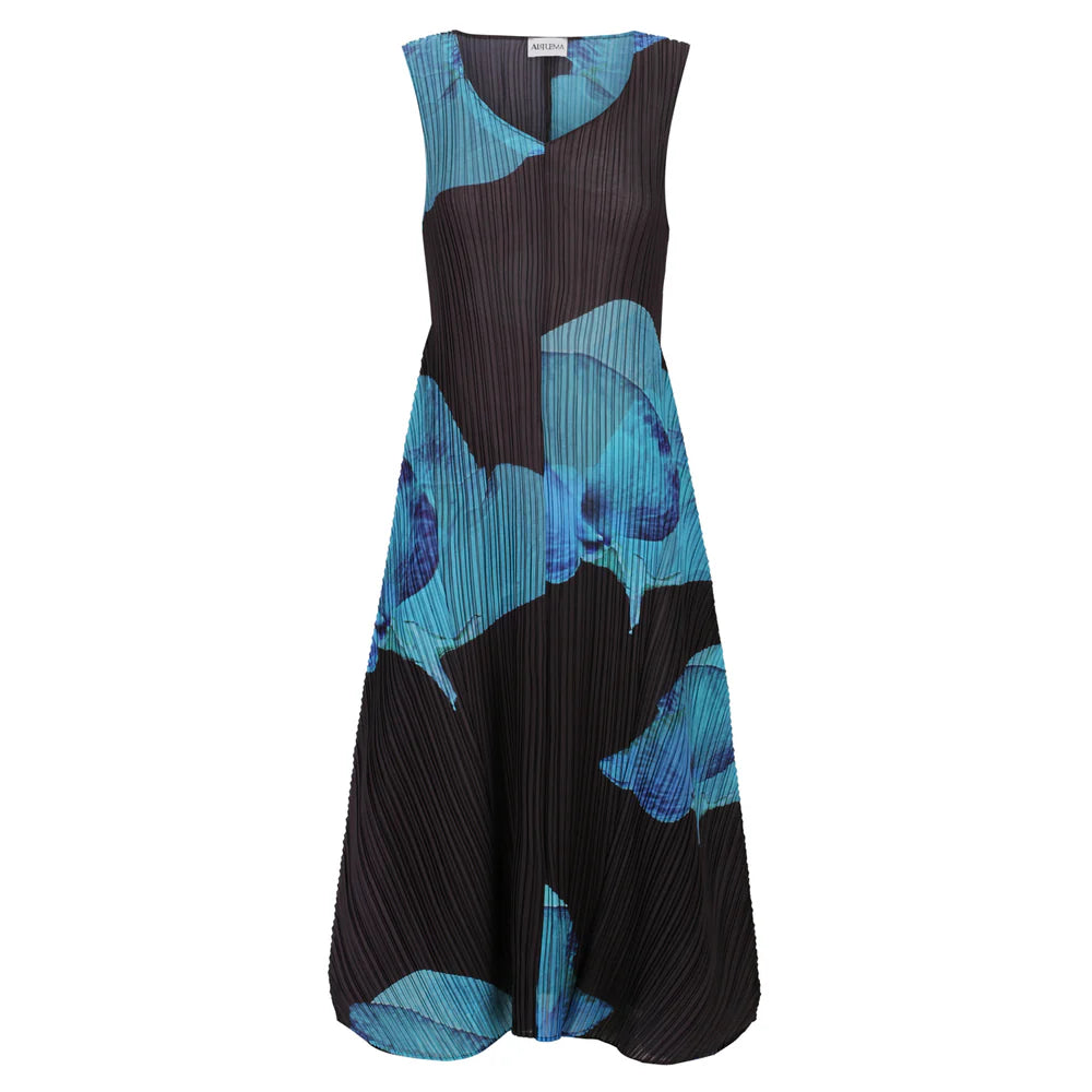 Alquema | Long Estrella Dress / Aqua Pea