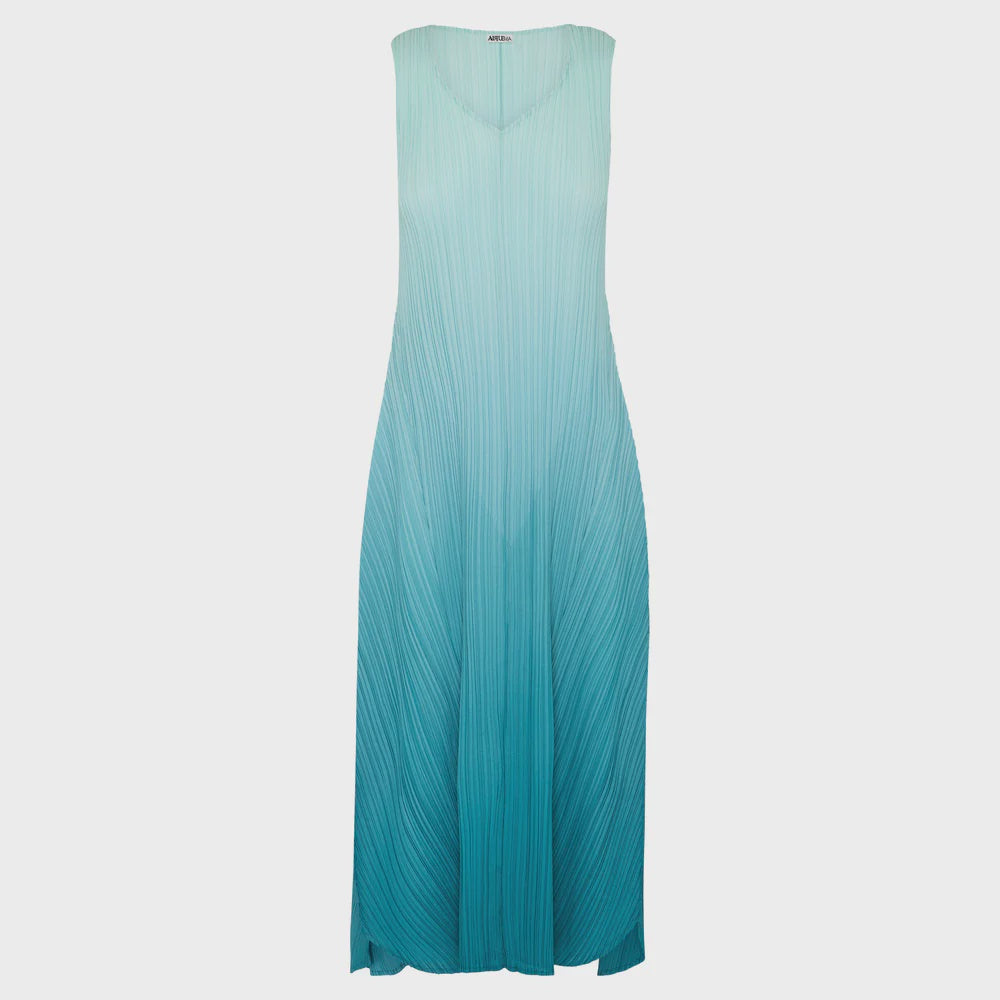 Alquema | Long Estrella Dress - Ombre / Lakehouse
