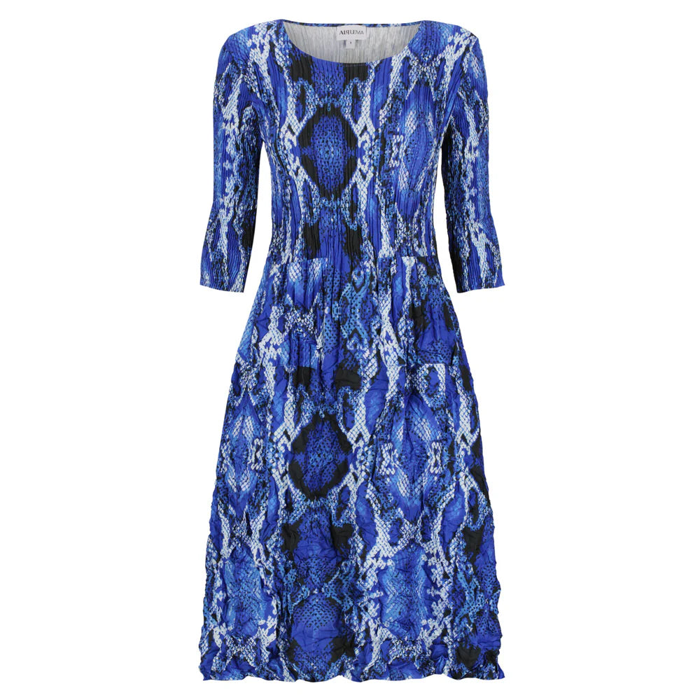 Alquema | 3/4 Sleeve Smash Pocket Dress / Raptor