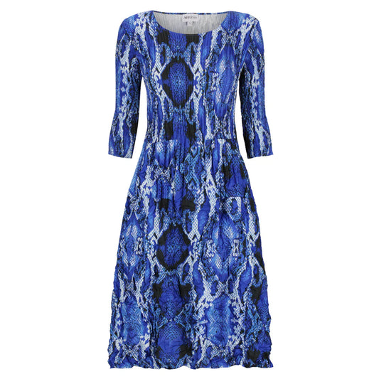 Alquema | 3/4 Sleeve Smash Pocket Dress / Raptor