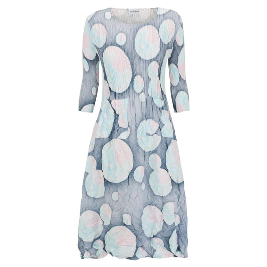 Alquema | 3/4 Sleeve Smash Pocket Dress / Bubbles