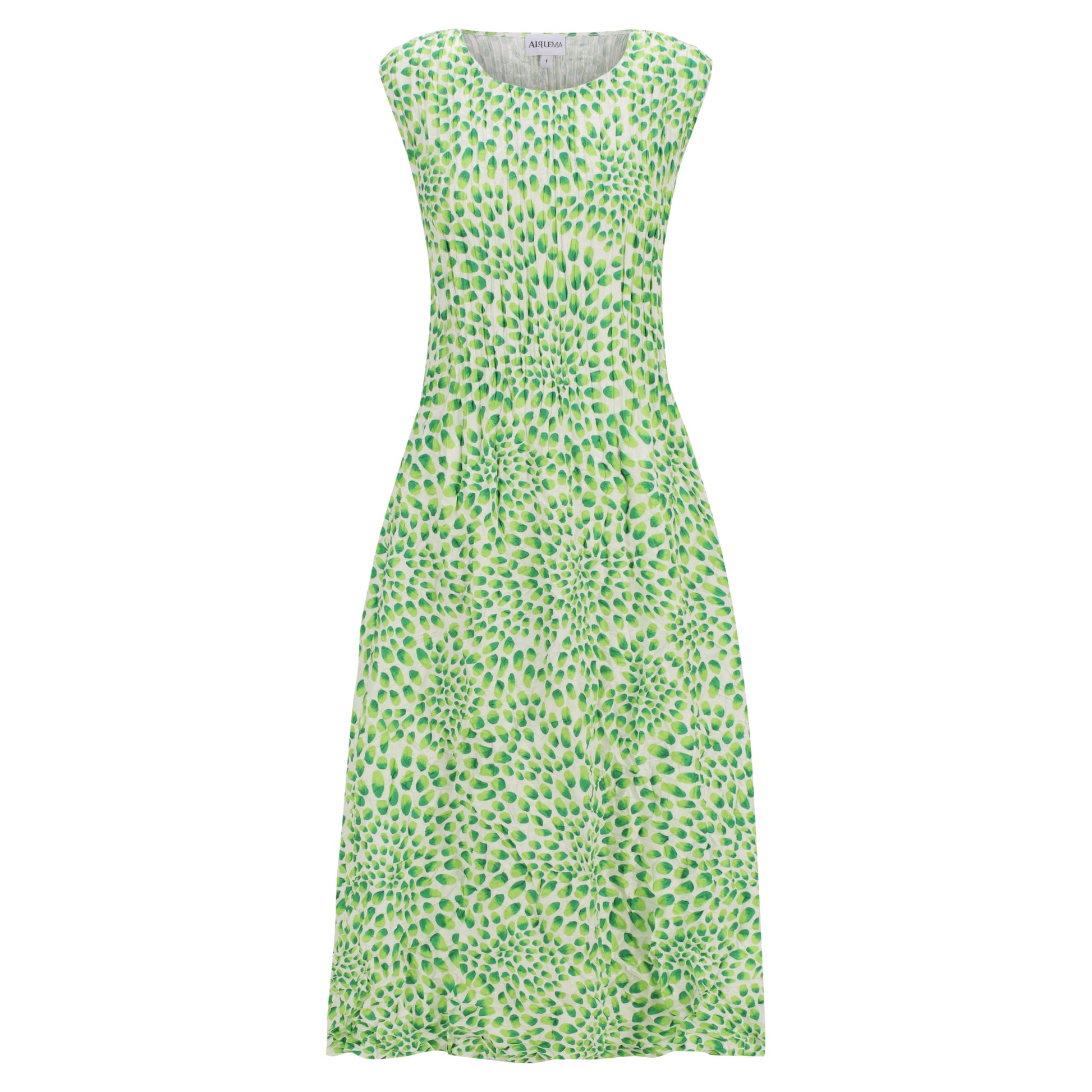 Pippi Smash Dress in Lime Petals