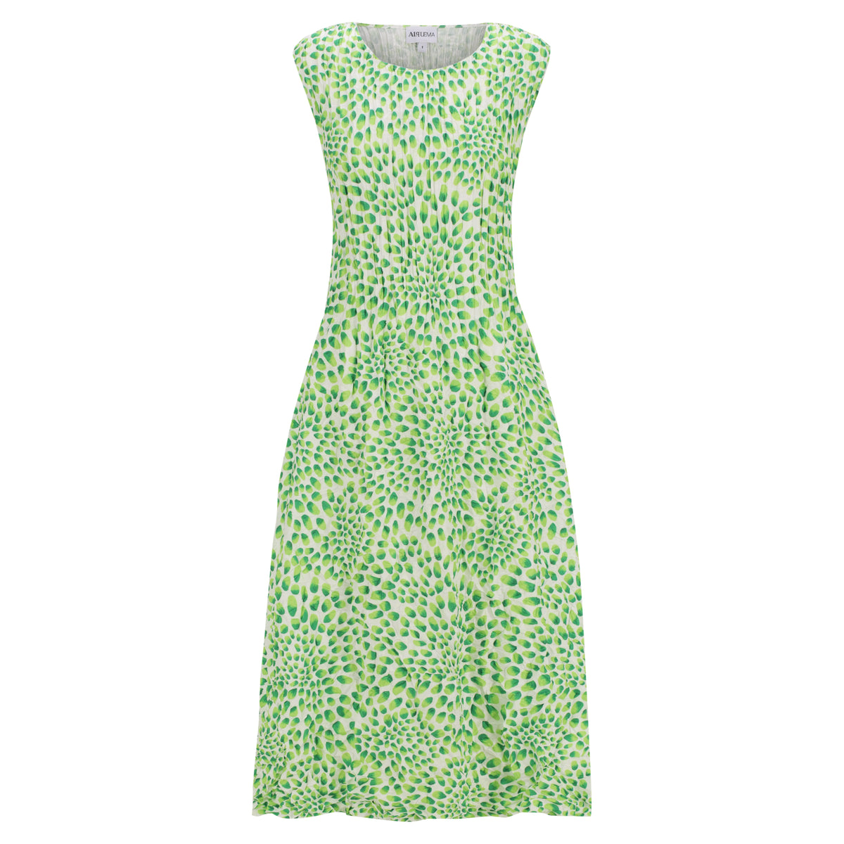 Pippi Smash Dress in Lime Petals