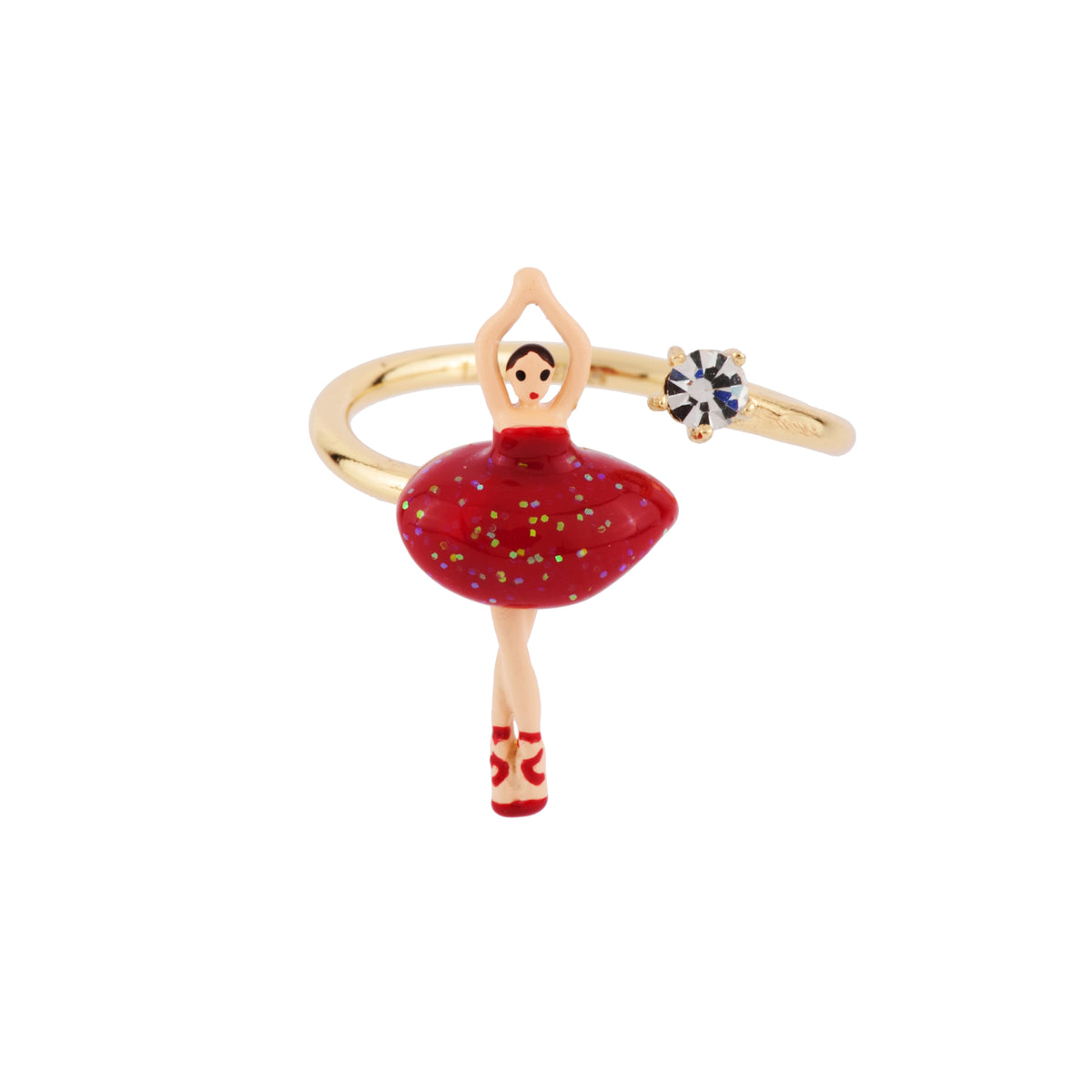 Mini Pas De Deux Mini Ballerina Red Rings | AFMDD6016