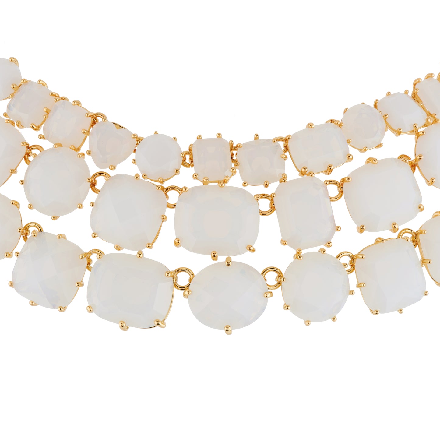 Triple Row La Diamantine 49Cm Opal Necklace | agld3171
