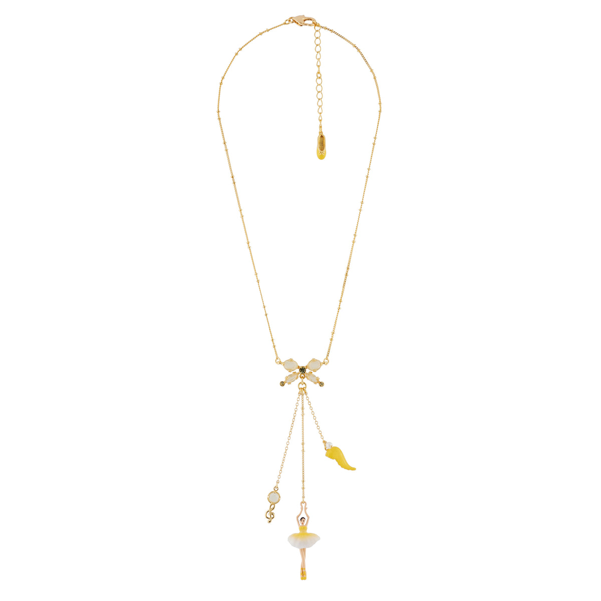 Pas De Deux Multi-Éléments Gradient Yellow Necklace | AHDD3021