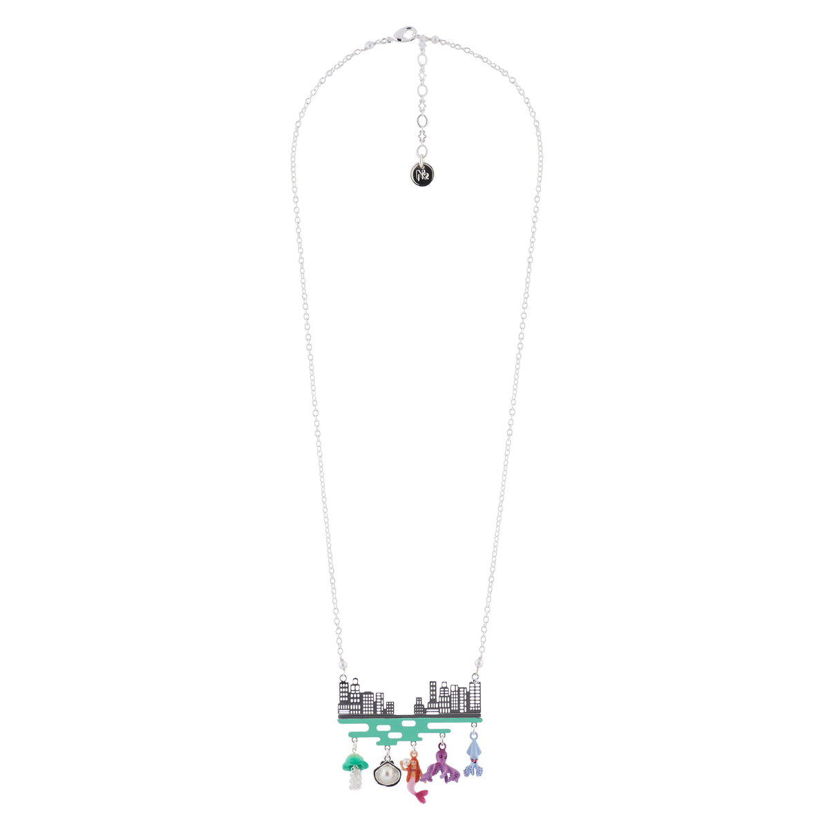 Je Suis Une Sirène Silver Necklace | AHJS3091