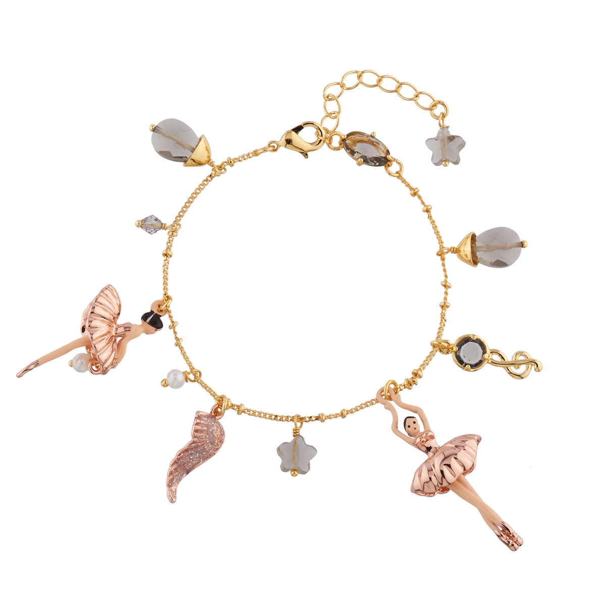 Pas De Deux Multi-Éléments Pink Gold Bracelet | AIDD2032