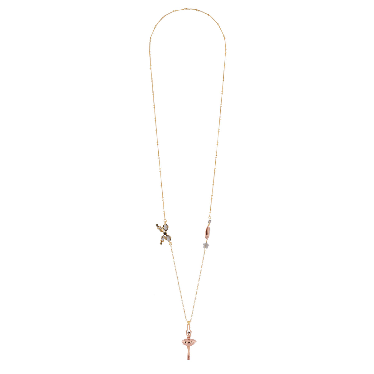 Pas de Deux Pink Gold Necklace | AIDD3162