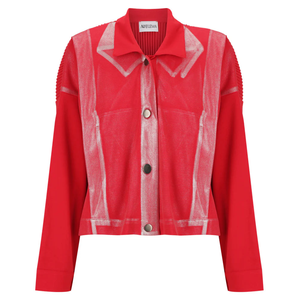 Alquema | Foil Plisse Jacket