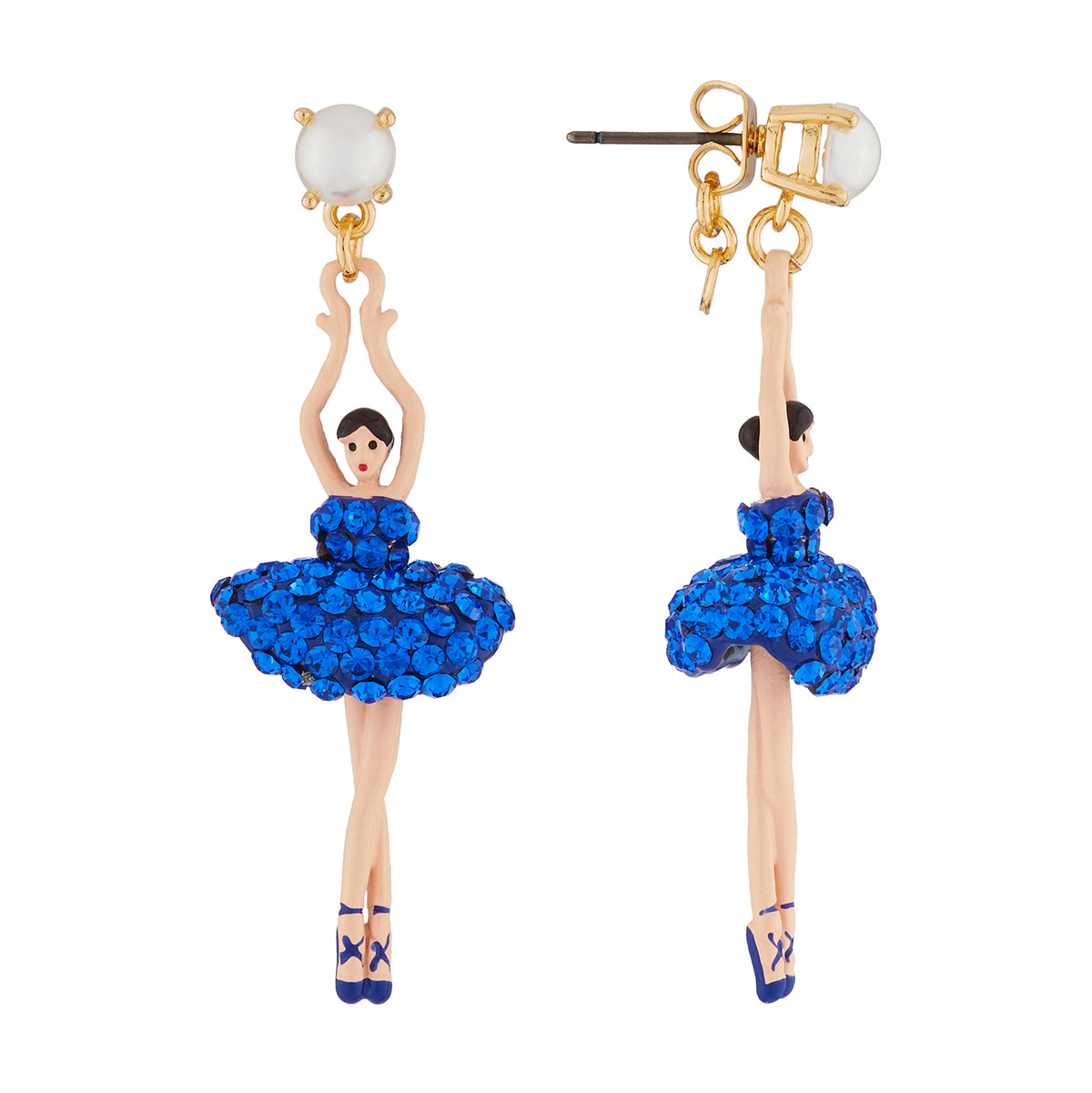 Pas de Deux Lux Sapphire Earrings | AJDDL115C/1