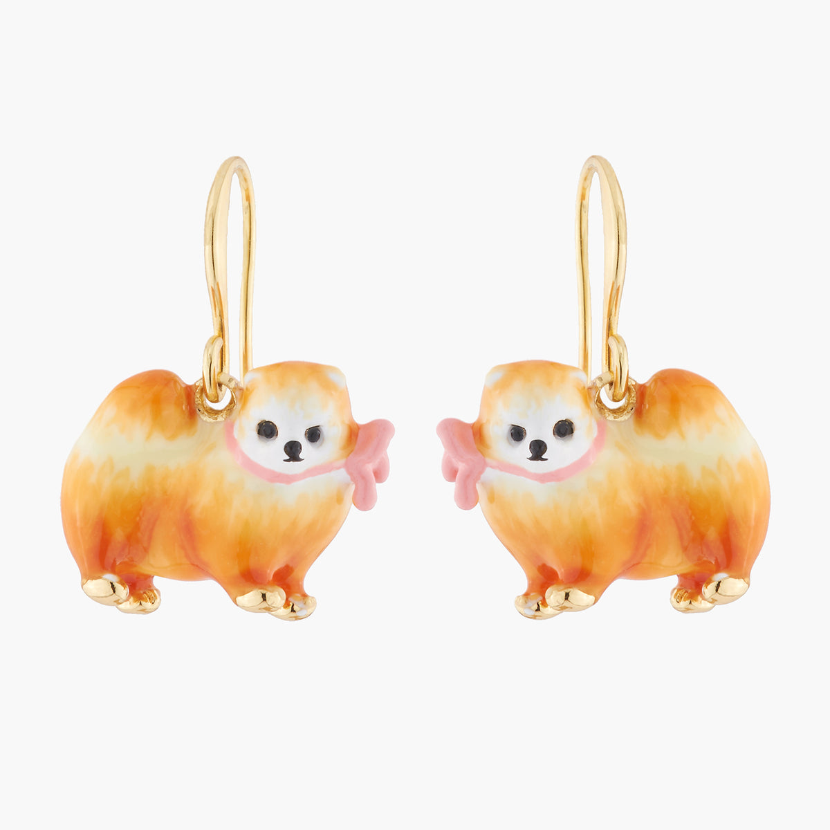 Brown Pomeranian Earrings | AKLA101