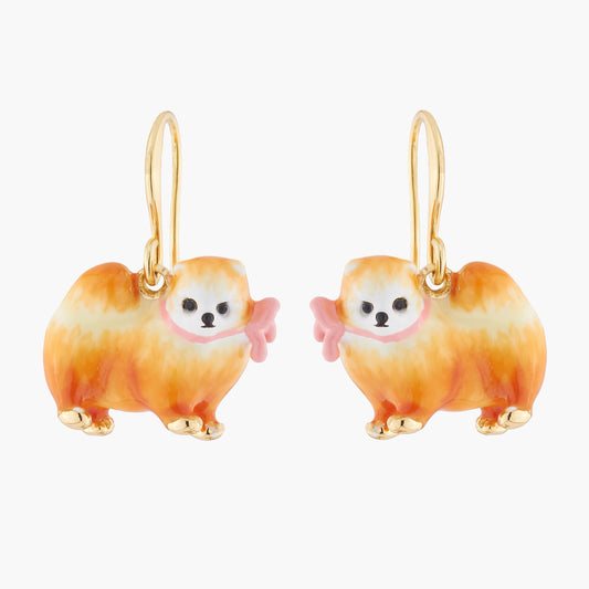 Brown Pomeranian Earrings