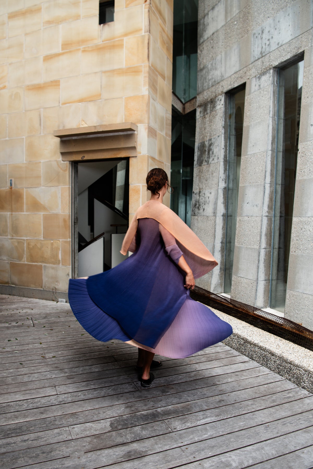 Alquema | Long Estrella Dress / Honey Gold Astral