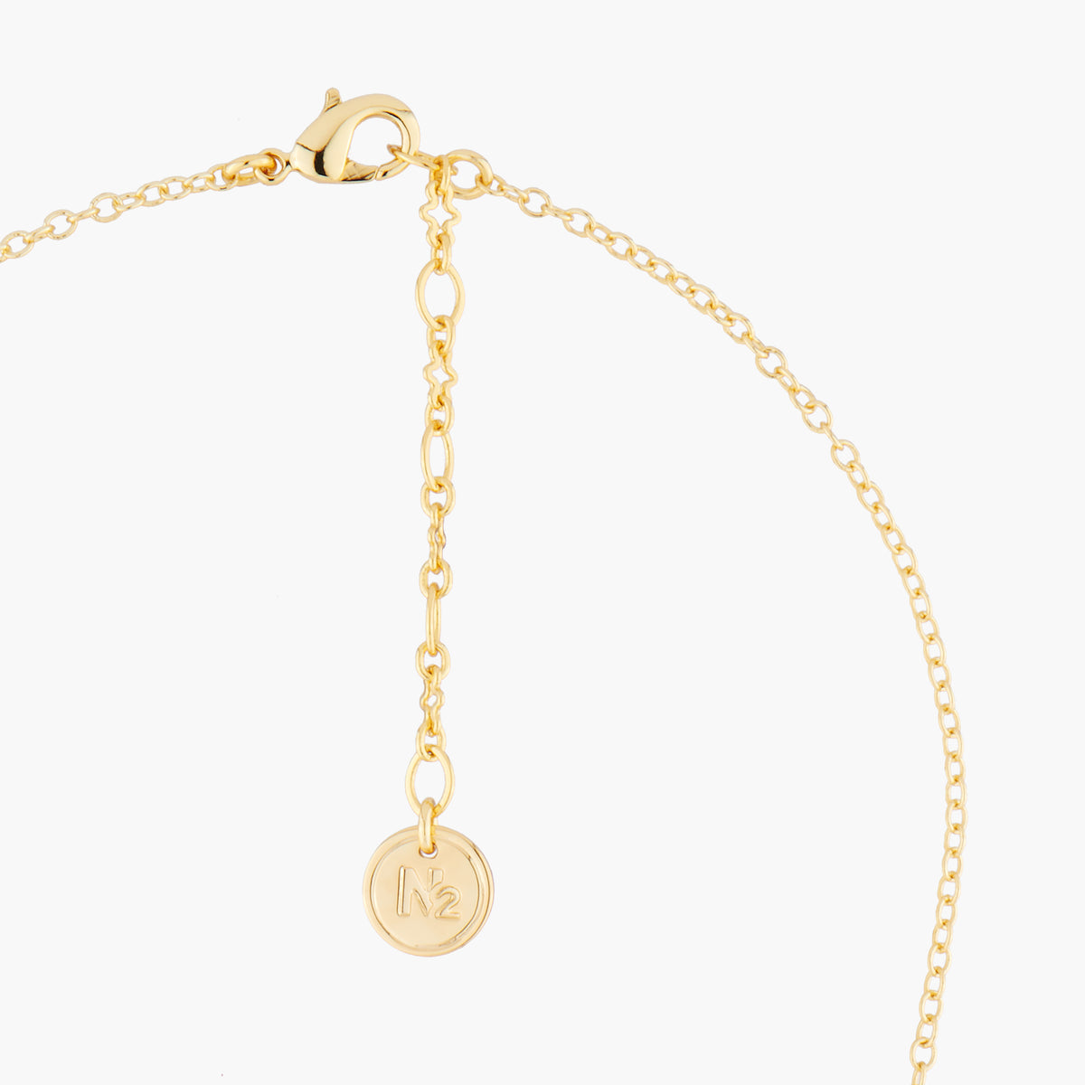 Alice And White Rabbit Tea Time Pendant Necklace | AMAL3031
