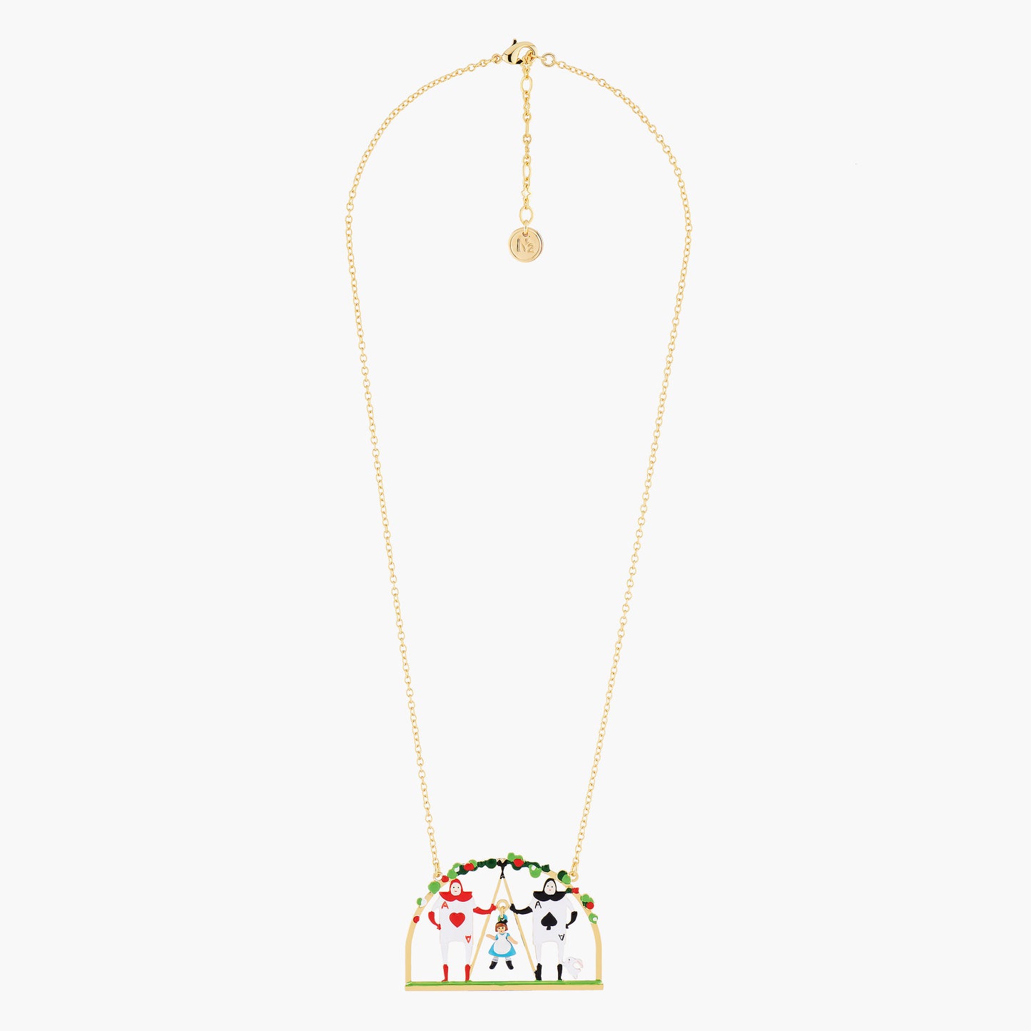 Alice And Theé Card Soldiers Pendant Necklace | AMAL3091