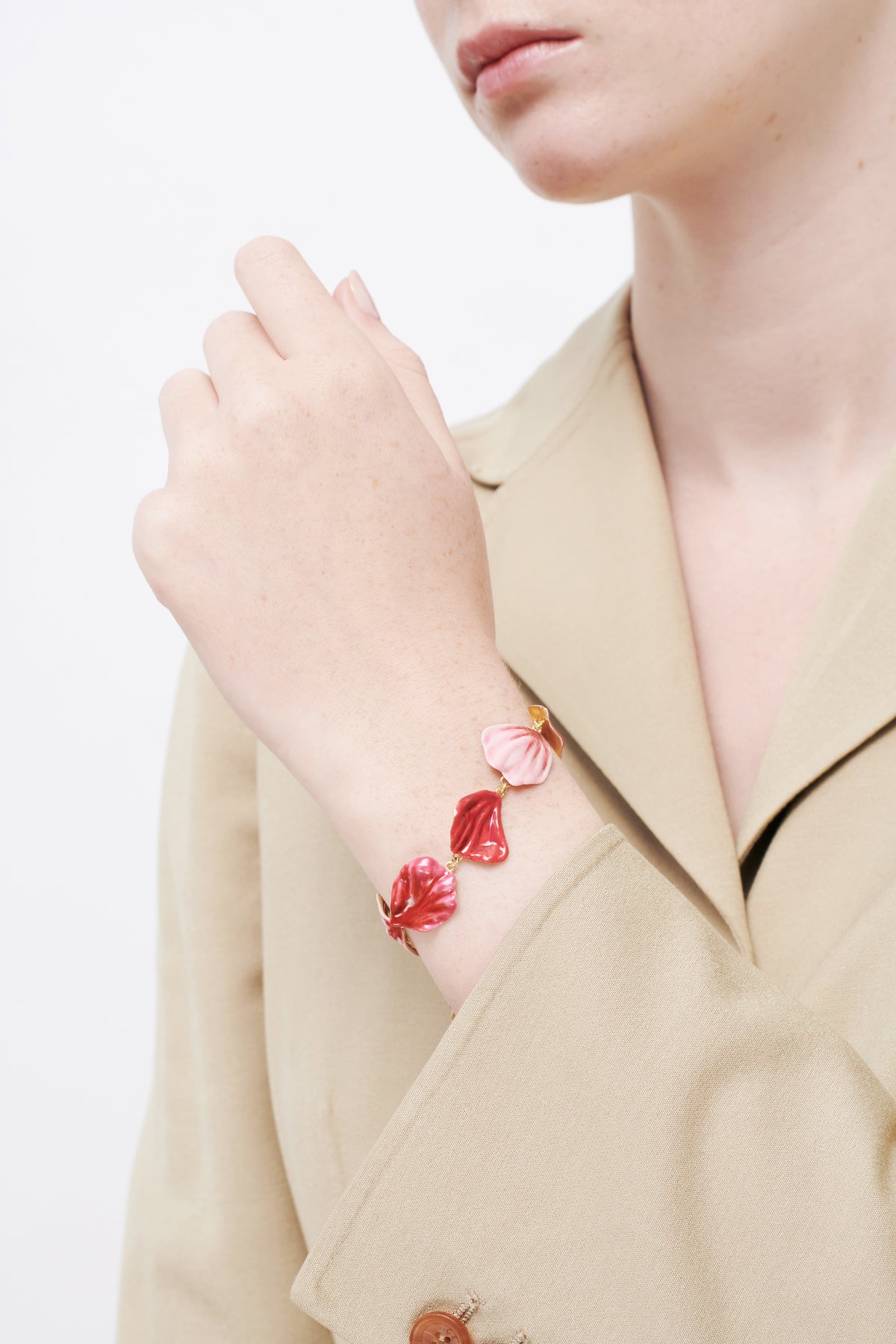 Rose Petals Thin Bracelet | AMAR2031
