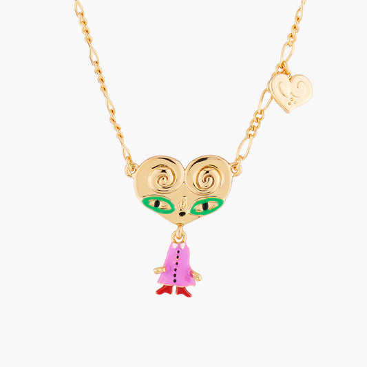 Aunty Palmier Pendant Necklace