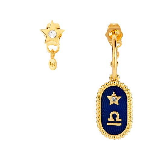 Libra Zodiac Sign Earrings