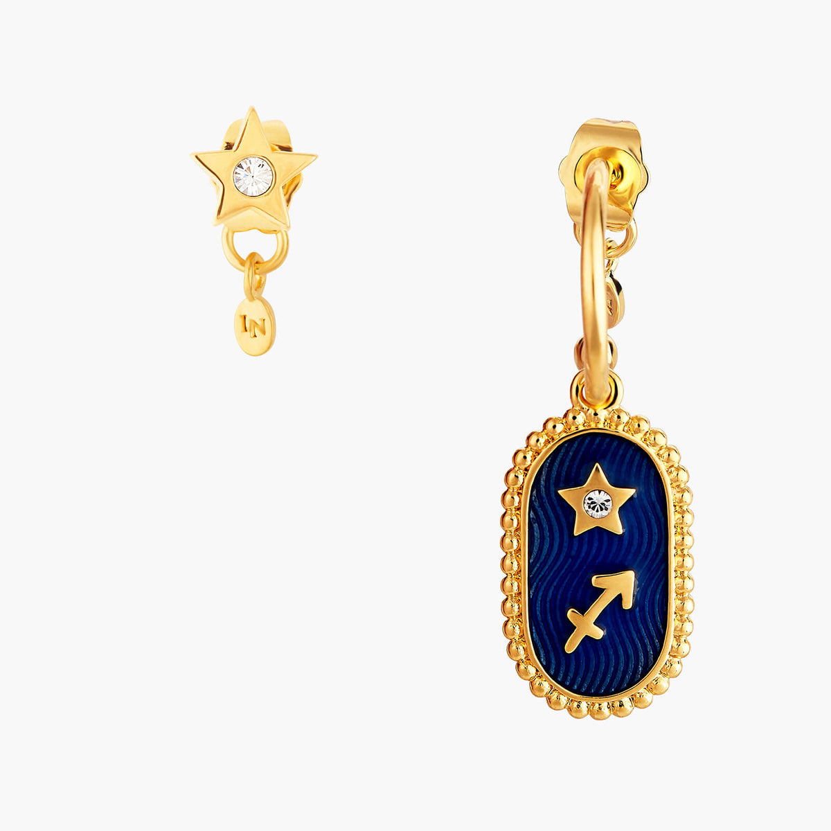 Sagittarius Zodiac Sign Earrings | ANCS1091