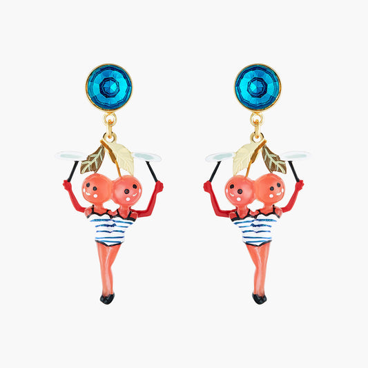 Fruit Circus Cherry Earrings