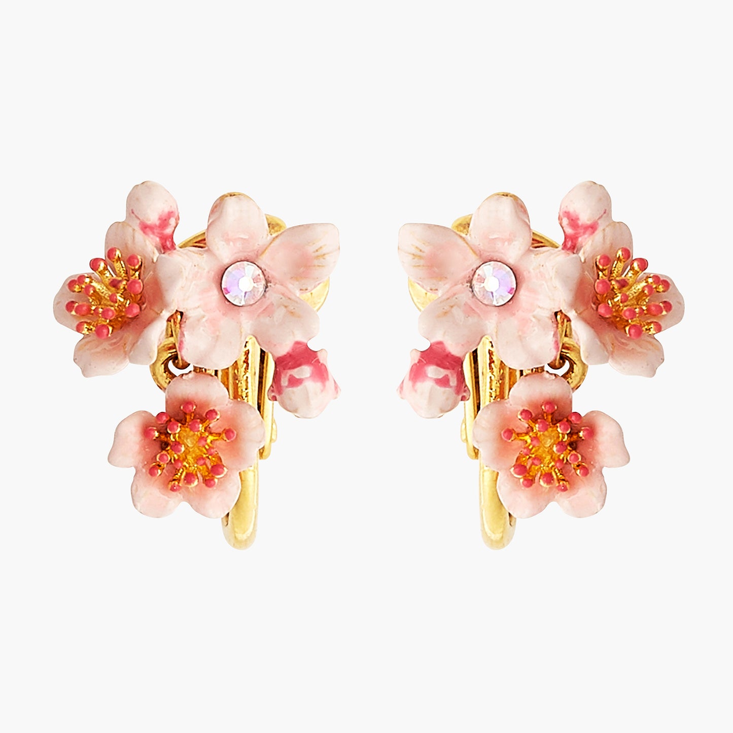 Pink Japanese Cherry Blossom Earrings | ANHA1031