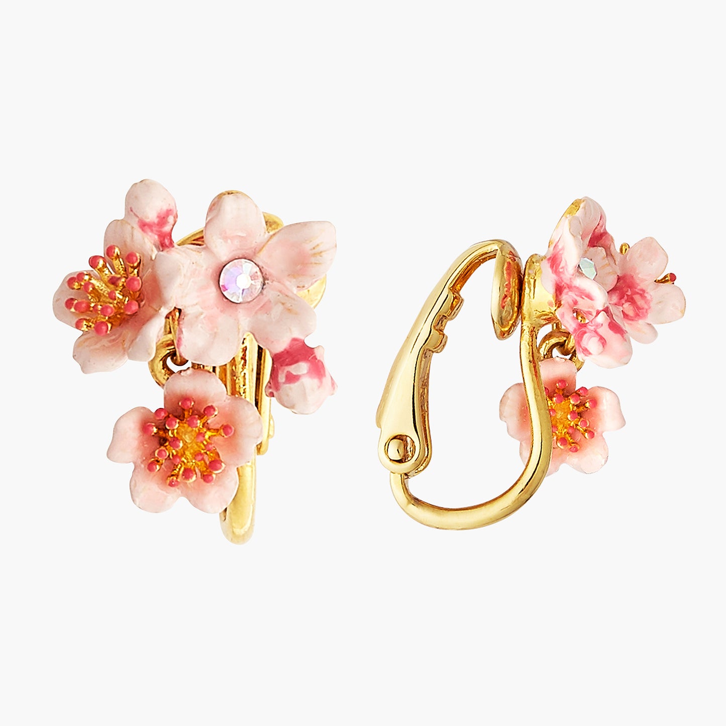 Pink Japanese Cherry Blossom Earrings | ANHA1031
