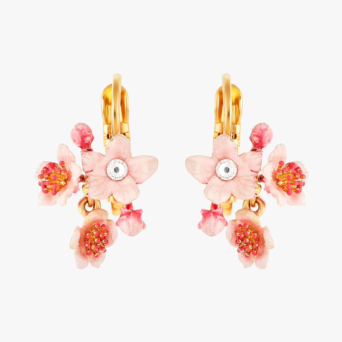 Pink Japanese Cherry Blossom Earrings | ANHA1031