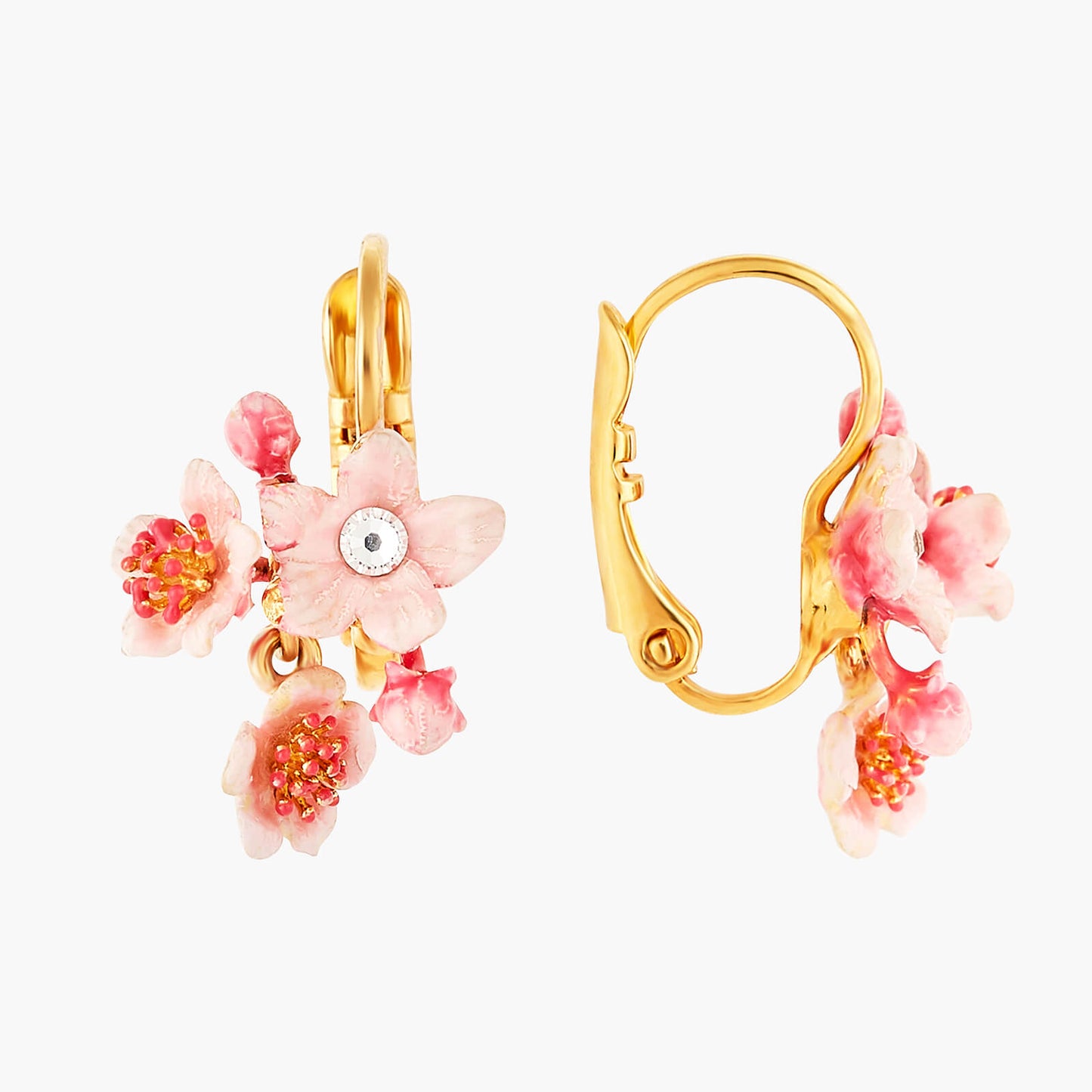 Pink Japanese Cherry Blossom Earrings | ANHA1031