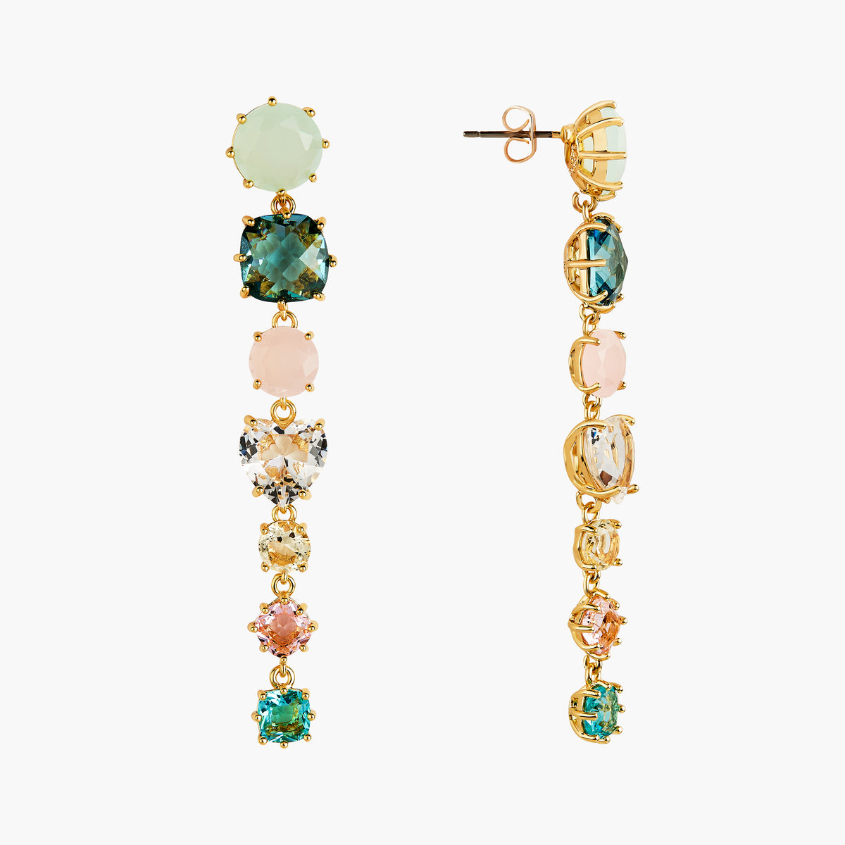 La Diamantine Acqua Azzurra 7 Stones Earrings | ANLD121/1
